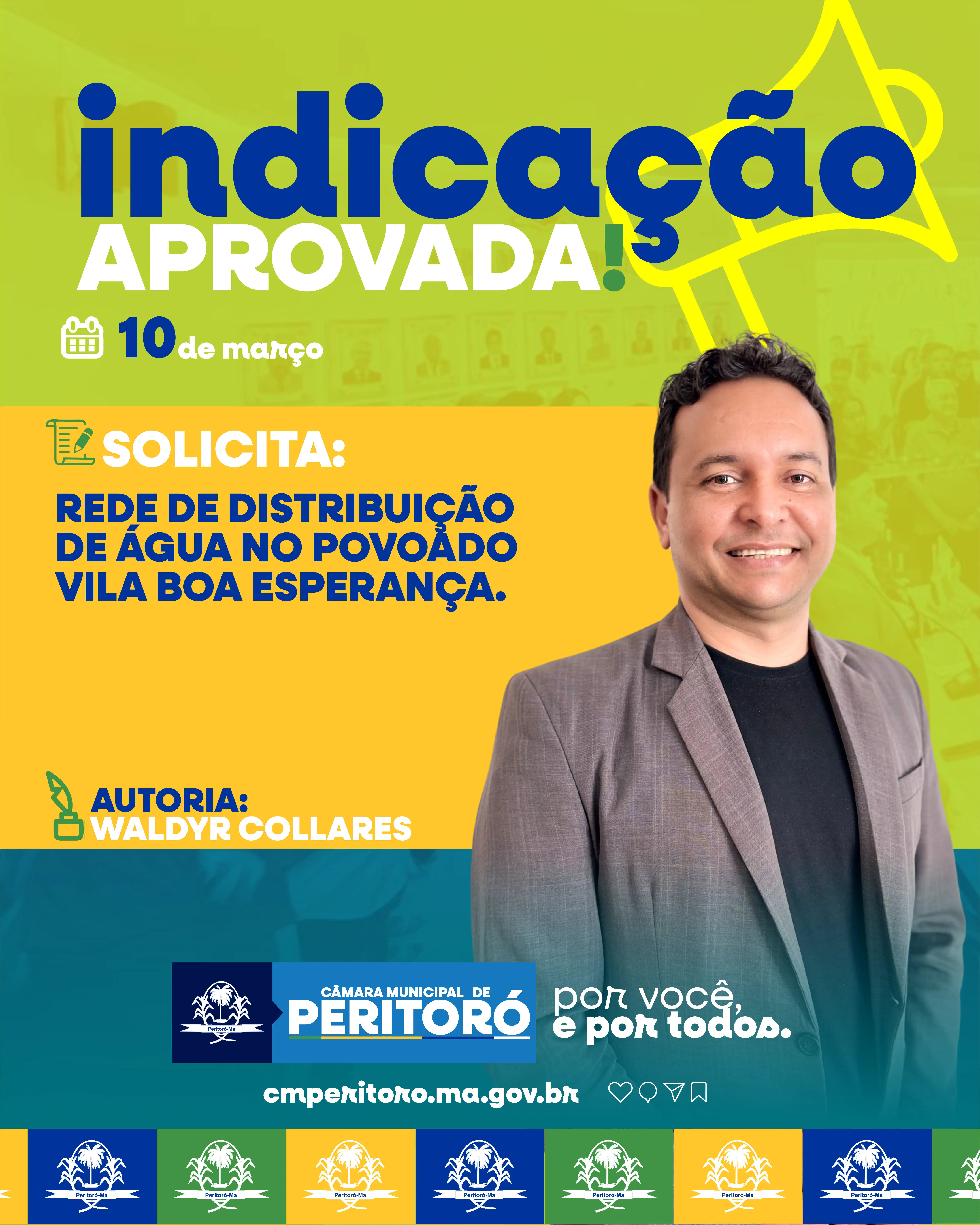 INDICAÇÃO DE Nº. 07/2026 de autoria do Vereador Waldyr Collares Costa Neto Silva