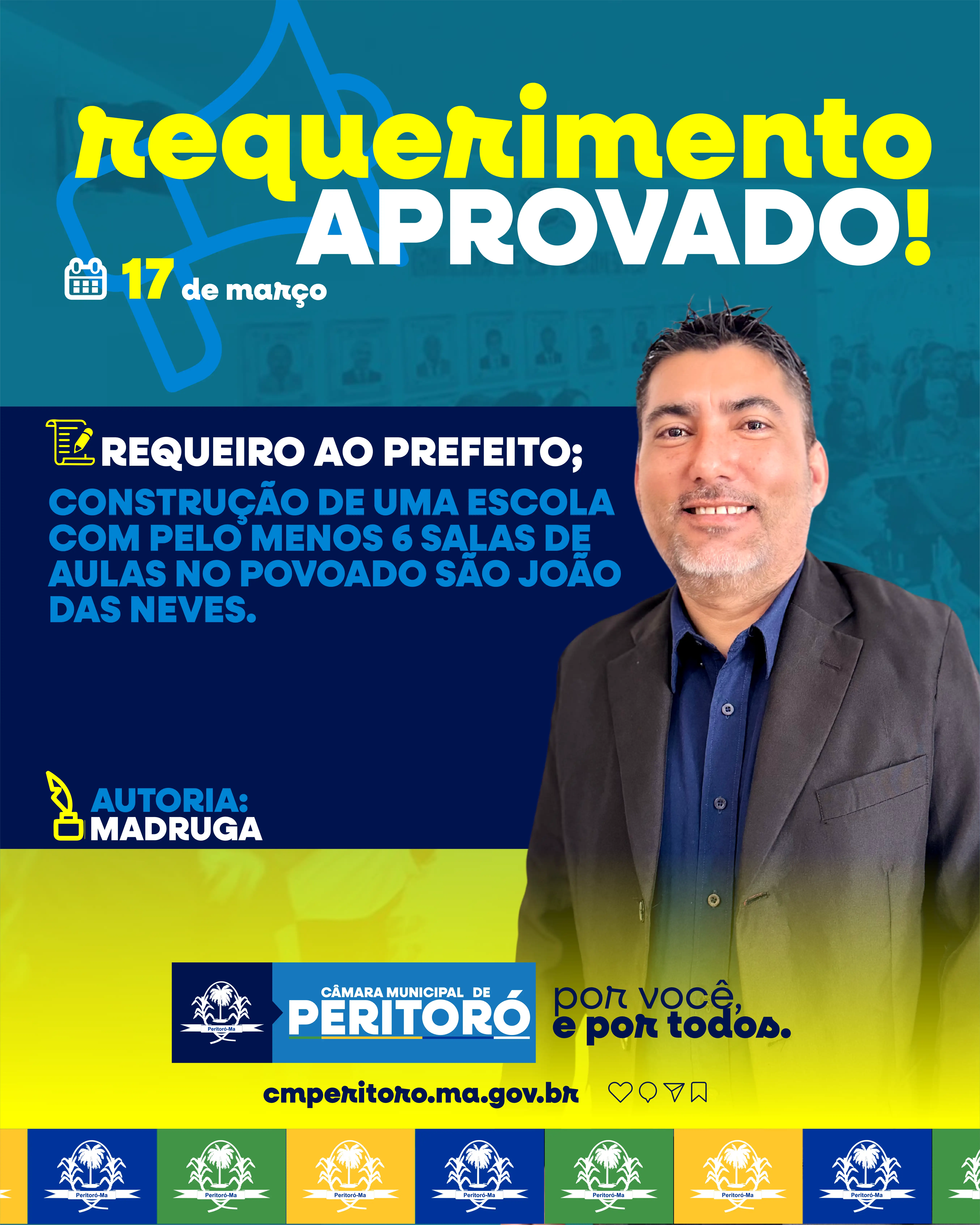 REQUERIMENTO DE Nº. 13/2026 de autoria do Vereador Antonio Sousa de Araújo