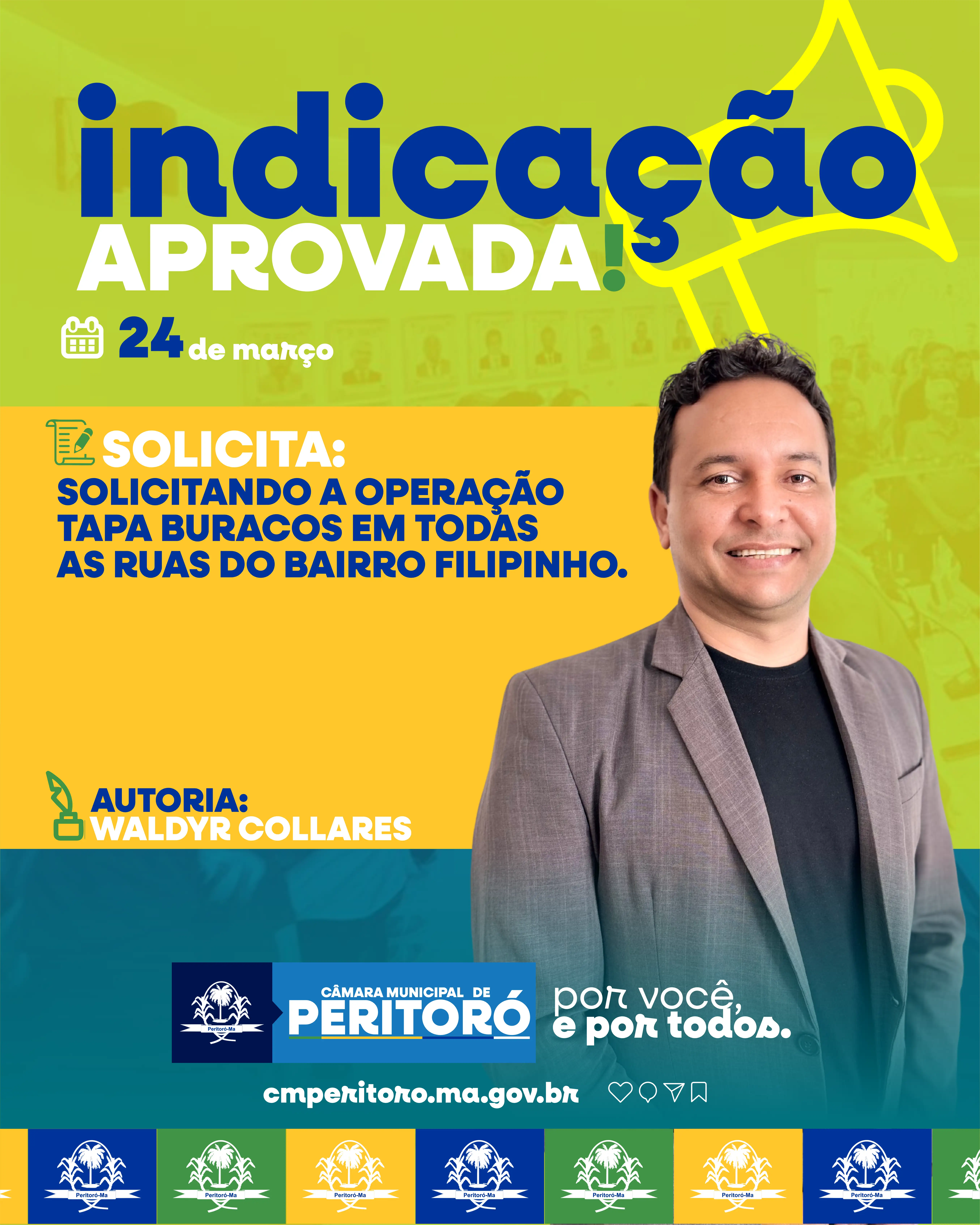 INDICAÇÃO DE Nº. 14/2026 de autoria do Vereador Waldyr Collares Costa Neto Silva