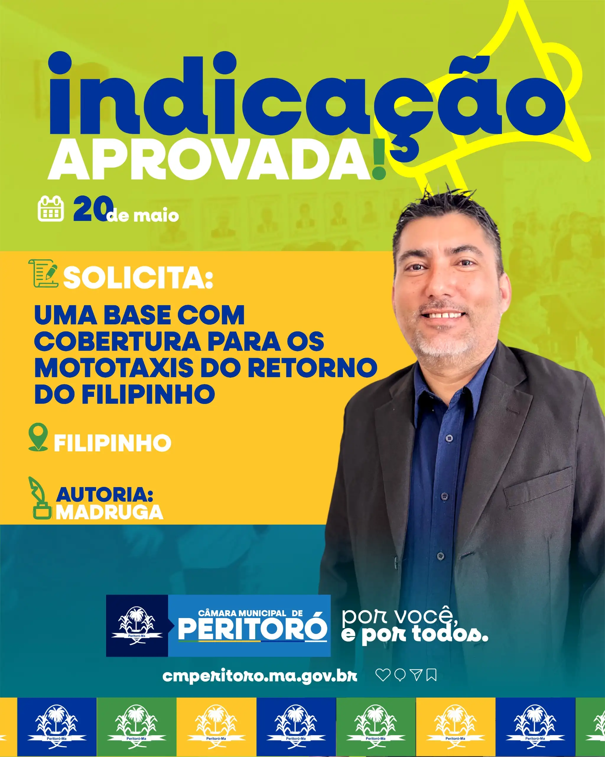 BASE COM COBERTUTA PARA OS MOTOTAXISTAS DO RETORNO DO FILIPINHO