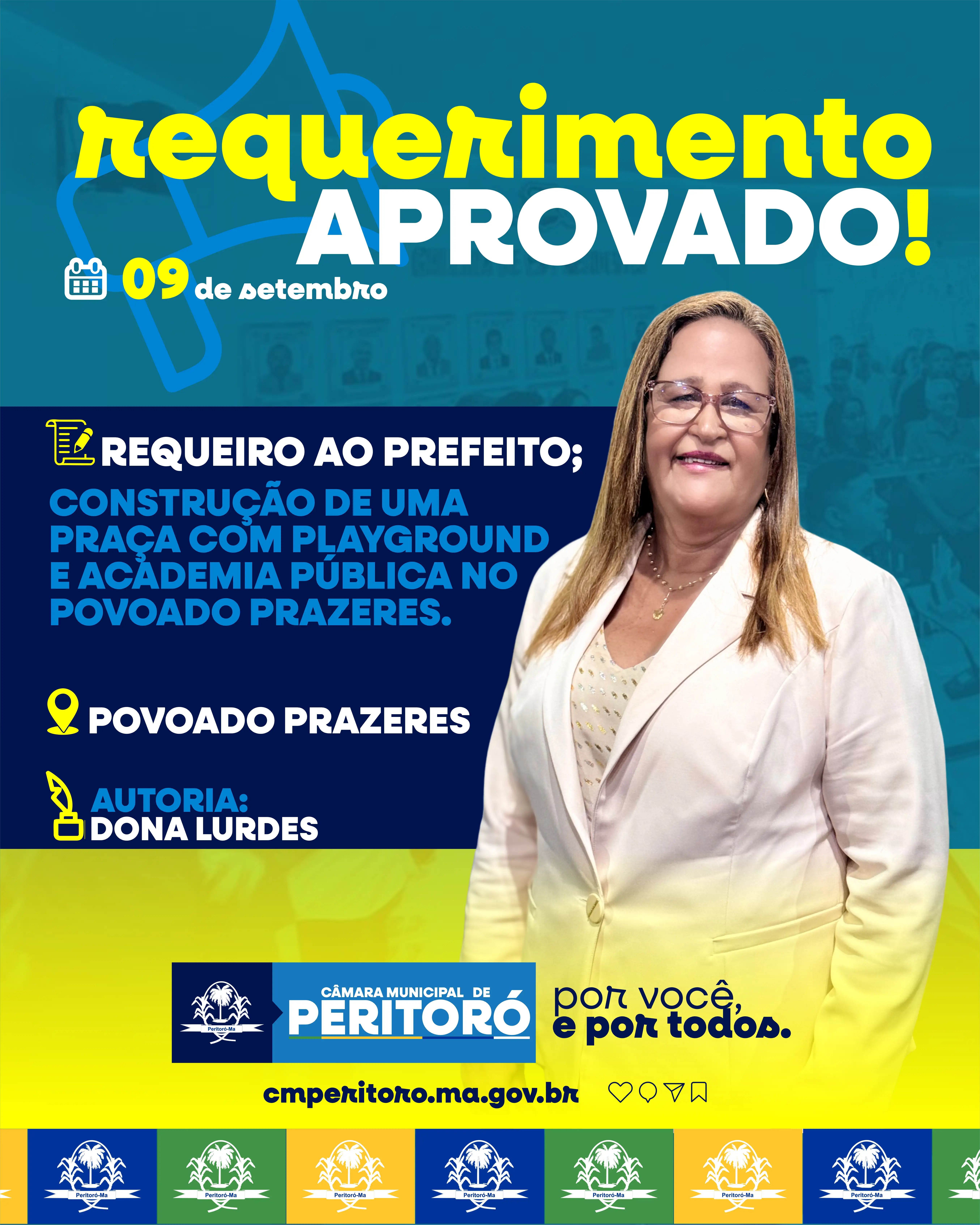 Construção de uma praça com playground e academia pública no povoado Prazeres.