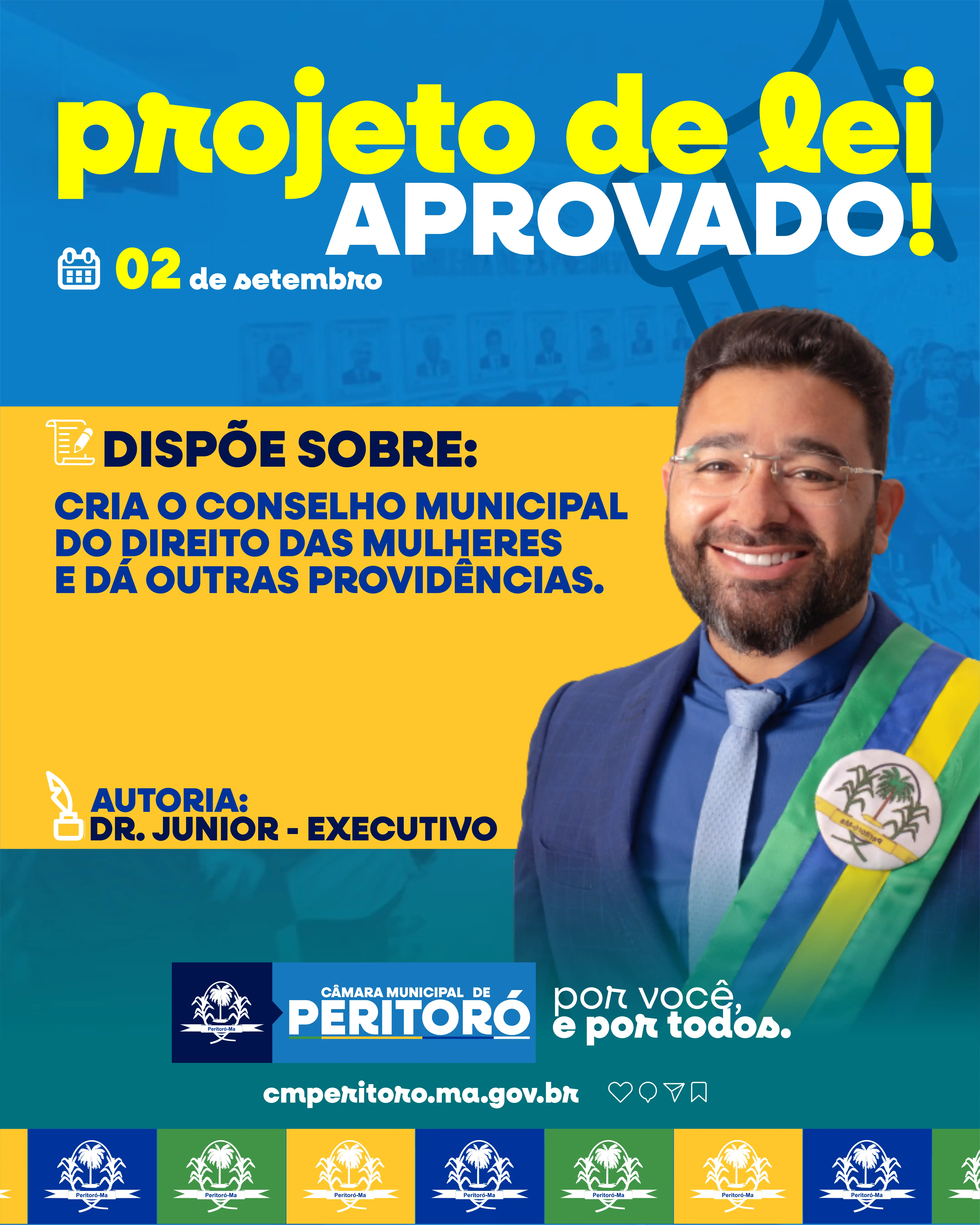 Cria o Conselho Municipal do Direito das Mulheres e dá outras providências.