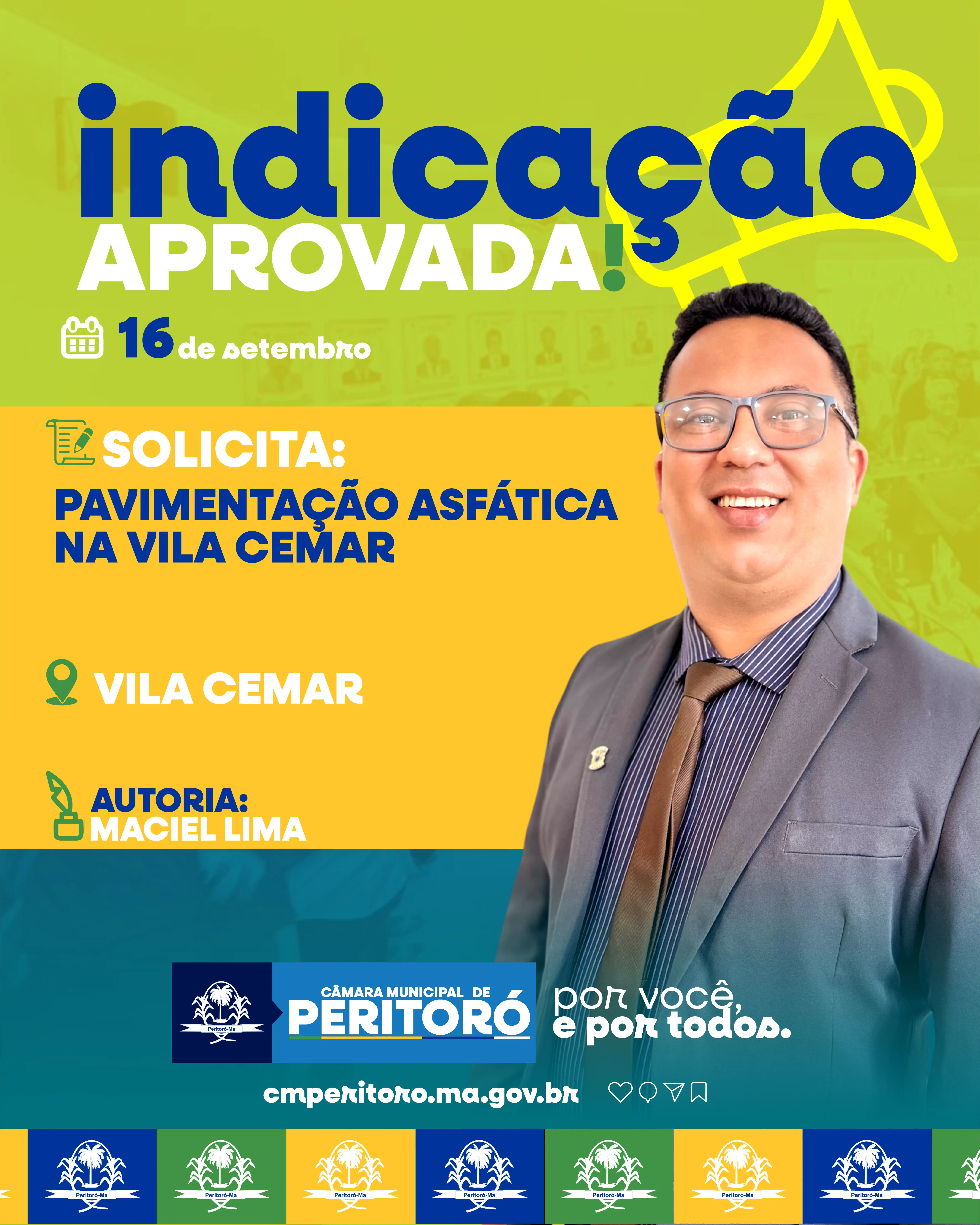 Pavimentação asfáltica na Vila da Cemar.