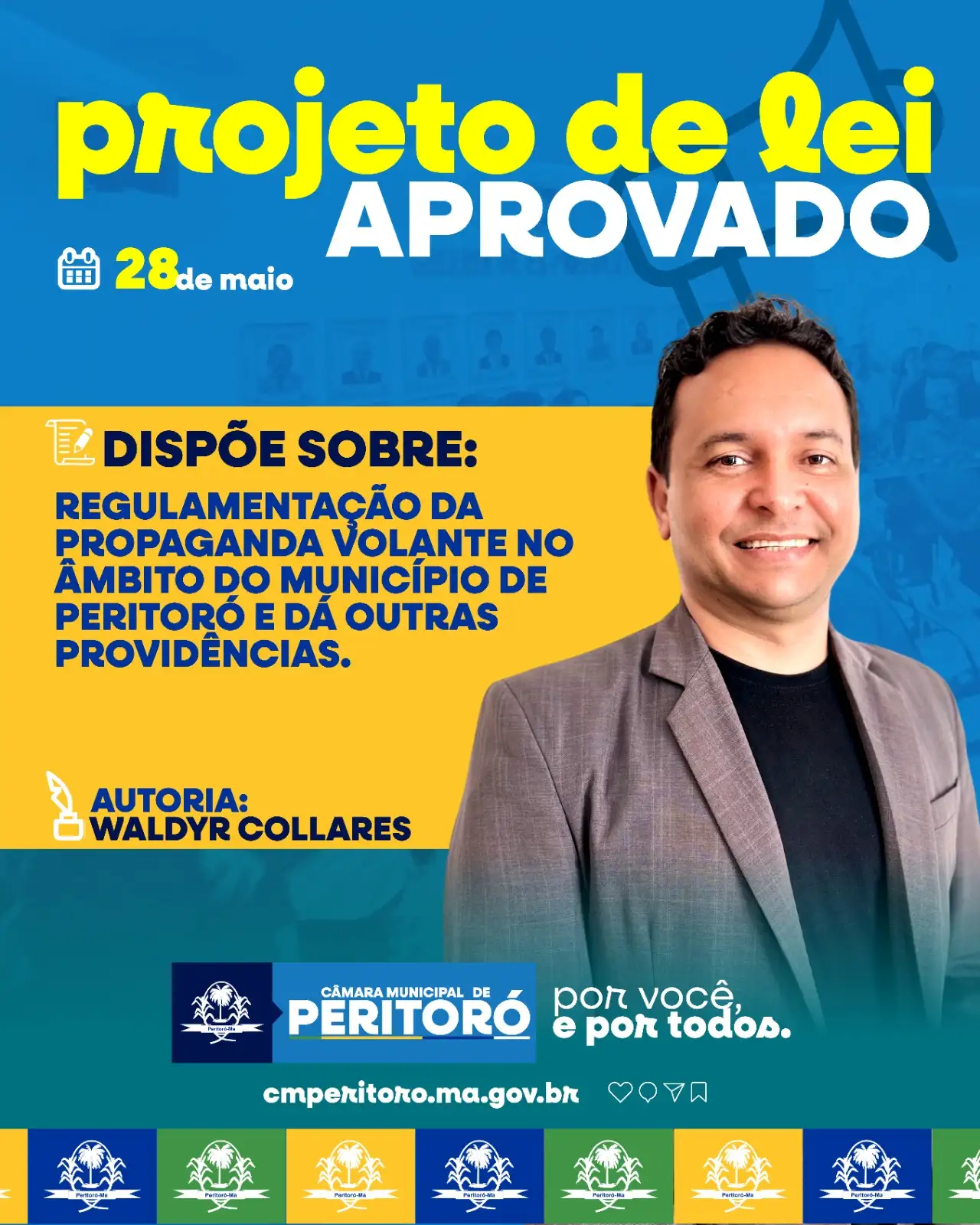 PROJETO DE LEI APROVADO: REGULAMENTAÇÃO DE PROPAGANDA VOLANTE