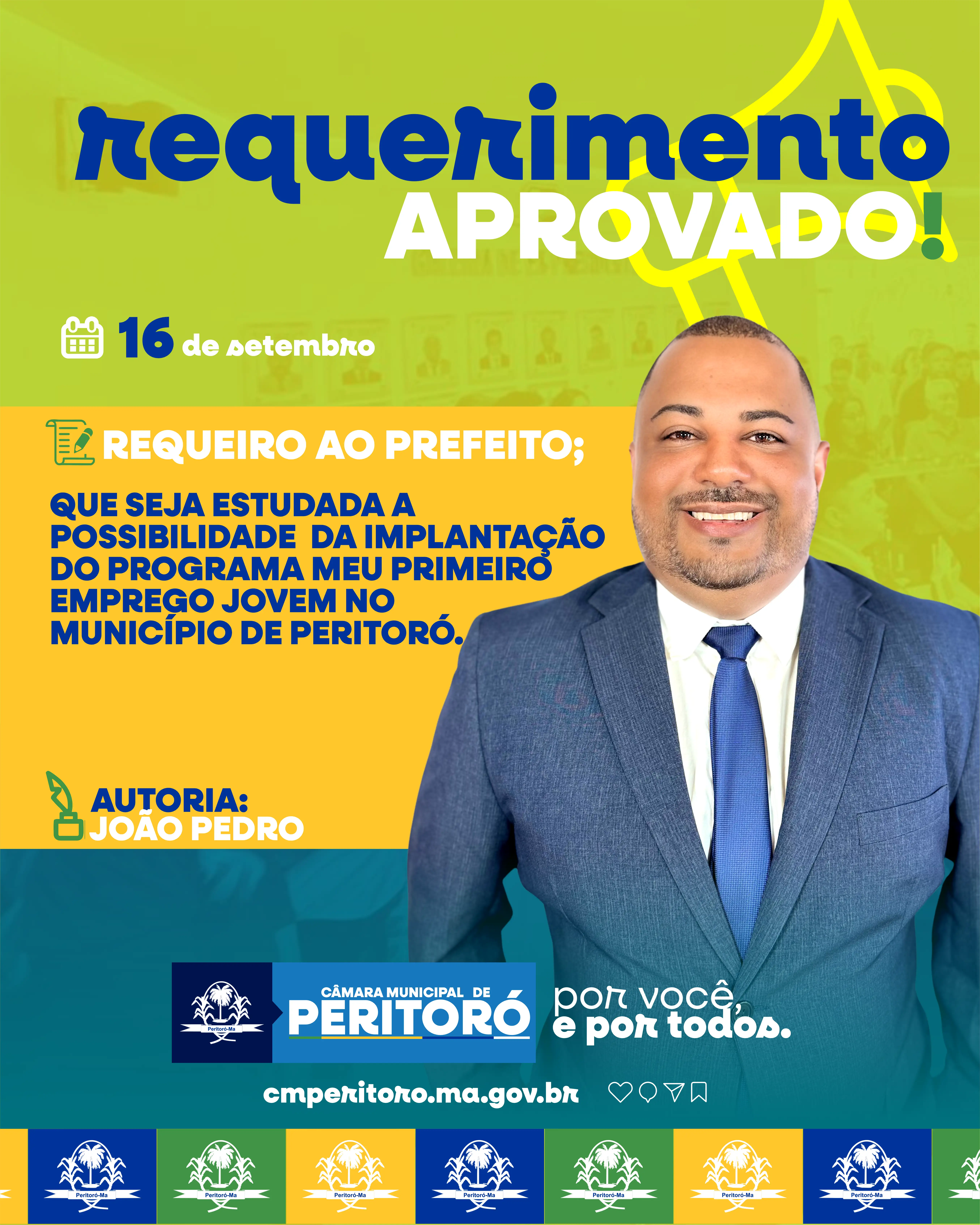 Implantação do Programa Meu Primeiro Emprego Jovem no município de Peritoró
