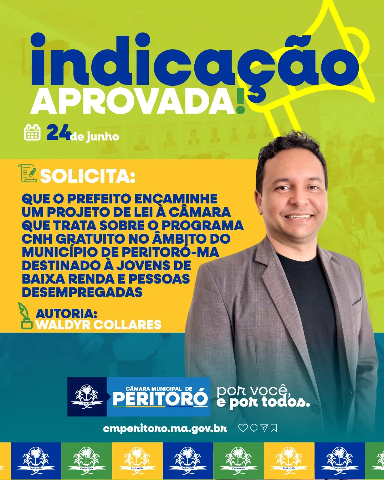 PROJETO DE LEI QUE TRATA SOBRE O PROGRAMA CNH GRATUITO