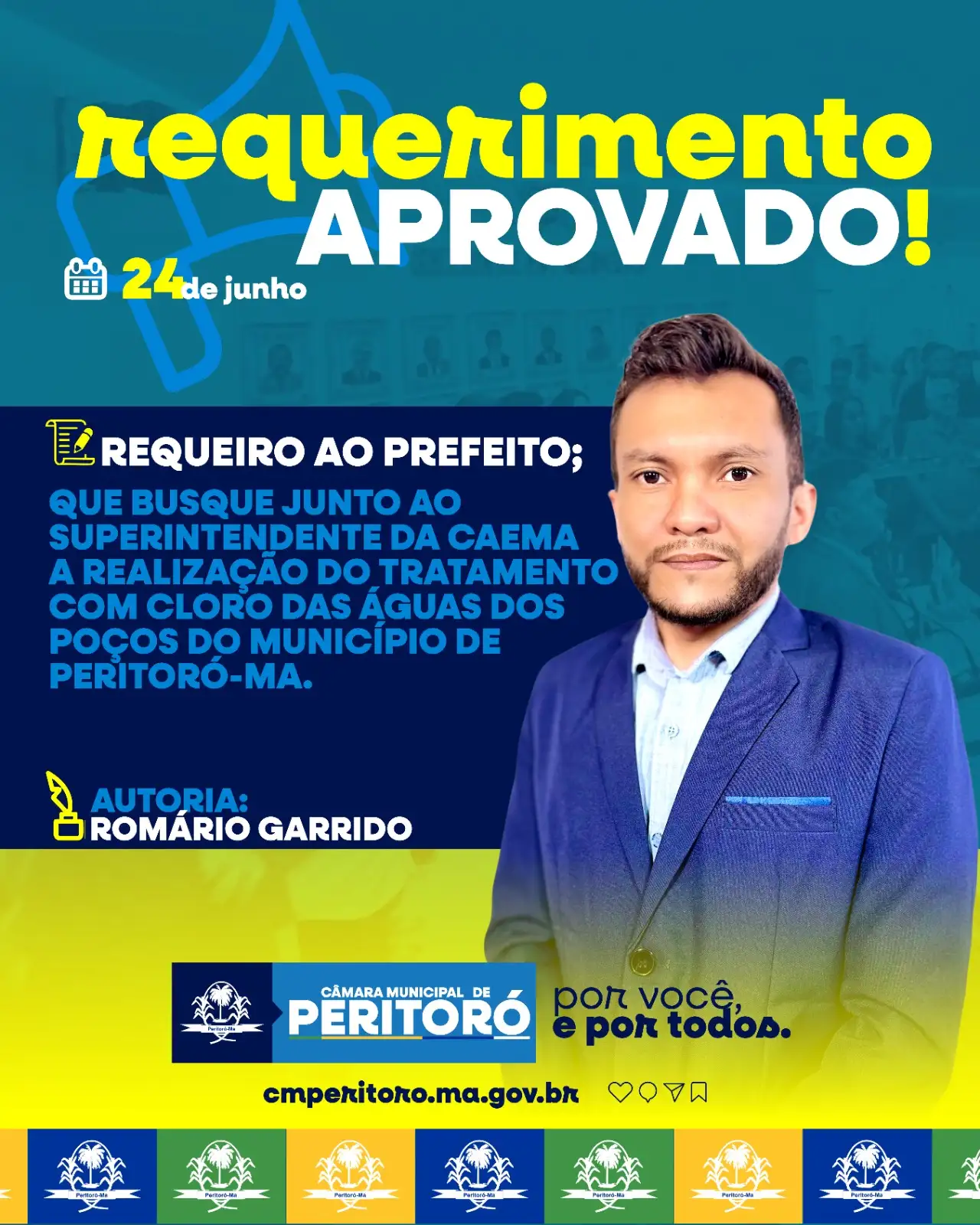 TRATAMENTO COM CLORO NAS ÁGUAS DOS POÇOS