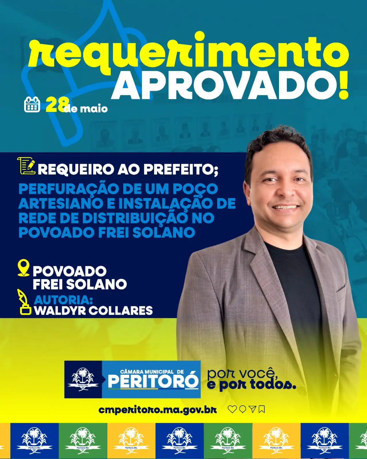 PERFURAÇÃO DE POÇO ARTESIANO NO POVOADO FREI SOLANO